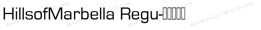 HillsofMarbella Regu字体转换